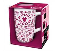 Stor taza ceramica latte 695 ml en caja regalo minnie mouse cherrylici