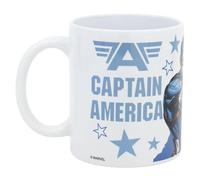 Stor Taza de cerámica de sublimación de 325 ml en caja de regalo de AVENGERS CAPTAIN AMERICA SHIELD ATTACK