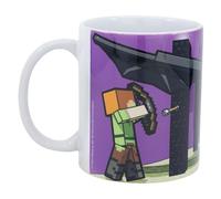 Stor Taza de Cerámica Minecraft 325ml - Taza de Desayuno con Diseño Original en Sublimación - Producto Oficial Marvel - Ideal para Café y Té
