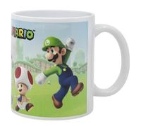 Stor Taza de Cerámica Super Mario Bros 325ml - Taza de Desayuno con Diseño Original en Sublimación - Producto Oficial Marvel - Ideal para Café y Té