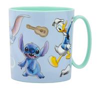 Taza infantil de plástico reutilizable para microondas de 390 ML de Disney 100 Aniversario
