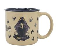 STOR Taza de desayuno Wednesday de cerámica 400 ml en caja de regalo