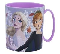 Taza infantil de plástico reutilizable para microondas de 390 ml de Frozen
