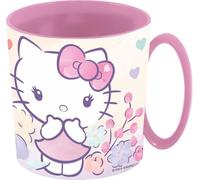 Stor S.L. Taza infantil Hello Kitty – plástico reutilizable para microondas 390 ml, colorida