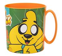 Stor Taza Infantil de plástico Reutilizable para microondas de 390 ml de Mikecrak