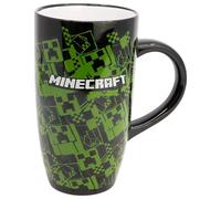 Stor Taza Latte de Cerámica Minecraft 695ml - Taza Grande para Café Té y Chocolate con Diseños Originales - Apta para Lavavajillas y Microondas