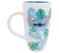 Stor Taza Latte de Cerámica Stitch 695ml - Taza Grande para Café Té y Chocolate con Diseños Originales - Apta para Lavavajillas y Microondas