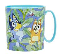 Taza infantil de plástico reutilizable para microondas de 390 ml de Bluey