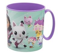 Taza infantil de plástico reutilizable para microondas de 390 ml de Gabby's Dollhouse