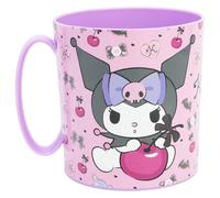 Stor S.L. Taza infantil Kuromi – plástico reutilizable apta para microondas 390 ml