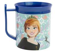 Taza infantil de plástico reutilizable para microondas de 400 ml de Frozen