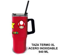 Stor S.L. Taza termo Super Mario XL acero inoxidable 940 ml