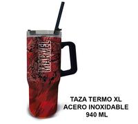 Stor Taza termo XL Marvel Pattern Acero inoxidable 940 ml