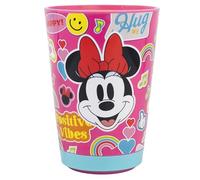 Stor Vaso de plástico antivuelco Minnie Mouse Flower Power 470 ml
