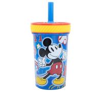 Stor VASO PP ANTIVUELCO CON PAJITA DE SILICONA 370 ML MICKEY MOUSE COOL STUFF