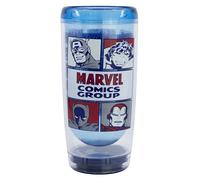 Stor Vaso de plástico de Doble Pared antivuelco de 625 ml de Marvel