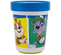 Stor Vaso Infantil Reutilizable Bicolor con Base Antideslizante de 260 ml de La Patrulla Canina