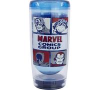 Stor Vaso de plástico de Doble Pared antivuelco de 625 ml de Marvel