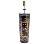 Stor VASO TERMO ACERO INOXIDABLE CON CAÑA 3D 770 ML MARVEL GOLDEN TREASURE