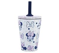 Stor VASO TERMO ACERO INOXIDABLE CON PAJITA SILICONA 360 ML MINNIE MOUSE AWESOME FACES