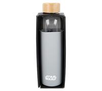 Stor8412497002757Vidrio Botella con Silicona Funda, 585 ml Capacidad, Star Wars