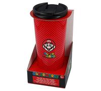 Stor S.L. Vaso térmico para café Super Mario – Acero inoxidable aislado 425 ml