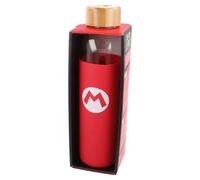 Stor8412497003853vidrio botella con silicona funda, 585 ml capacidad,