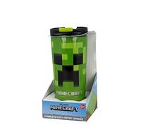 Stor8412497004423Aislado Acero Inoxidable Térmica Café Vaso, 425 ml Capacidad, Minecraft