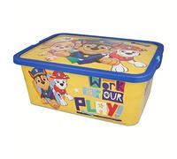 Stor8412497025459Almacenamiento Cuadro de Clic, 13 Litro Capacidad, Patrulla Canina Chico Llano