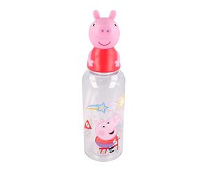 Stor84124971011533D Figurilla Botella, 560 ml Capacidad, Peppa Pig