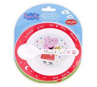 Set Vajilla Para Bebé Compuesto Por Cuenco Y Cuchara |Peppa Pig Little One