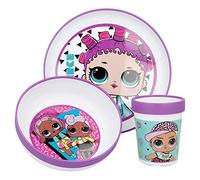Stor8412497142811Premium Antideslizante Vajilla 3-Piezas Juego, Lol Oh Tan Radical