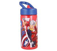 Stor8412497431014PP Zona de Juegos Sipper Botella, 410 ml Capacidad, Vengadores Rolling Thunder