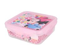 Stor8412497511594Cuadrado Contenedor, 500 ml Capacidad, Minnie Sentirse Bien