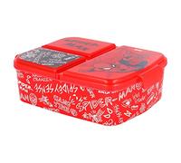 Stor8412497513208Múltiple Compartimiento Sándwich Caja, Spiderman Web Urbana