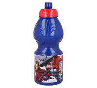 Stor8412497577323Deporte Agua Botella, 400 ml Capacidad, Vengadores Rolling Thunder