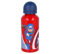 Stor8412497577347Aluminio Botella, 400 ml Capacidad, Vengadores Cómic Héroes
