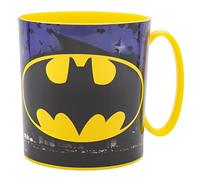 Taza infantil de plástico reutilizable para microondas de 390 ML de Batman