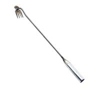 Storaffy Herramienta para eliminar malas hierbas, Herramientas para desmalezar artefactos para desarraigar, Nuevo extractor malas hierbas con 4 dientes, Herramienta manual para quitar malezas jardín