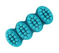 Storaffy Jabón de moldes de Silicona Molde de Barra de jabón de Masaje de 4 cavidades para Hacer jabón Moldes para Velas y jabones Hechos a Mano,Bricolaje,Suministros para Manualidades