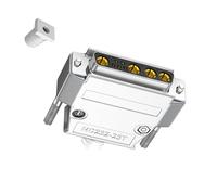 Storage Bag 1 conector D-Sub mixto de 30 amperios 9W4 macho y hembra 5+4D-SUB Pin Power Mixed Secure PCB Mount con transmisión estable, enchufe chapado en oro
