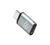 Storage Bag Adaptador de carga portátil intermitente hembra a USB C macho, conversión tipo C a intermitente, fácil de transportar para carga rápida y transferencia de datos