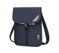 Storage Bag Cartera de viaje para el cuello con bloqueo RFIDS, soporte para pasaporte familiar para viajar fácilmente, diseño simple para hombres y mujeres, viajes y documentos, b, One Size