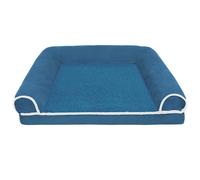 Storage Bag Cojín de felpa con forma cuadrada para perros y gatos, resistente al desgaste, tapete de felpa para mascotas para descansar al aire libre, tapete de felpa extraíble
