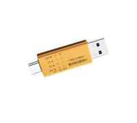 Storage Bag Detectores probadores de interfaces USB C a USB 3.2 con pantalla LED para carga rápida y transferencia de datos de hasta 10 Gbps, pantalla LED tipo C