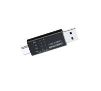 Storage Bag Detectores probadores de interfaces USB C a USB 3.2 con pantalla LED para carga rápida y transferencia de datos de hasta 10 Gbps, pantalla LED tipo C
