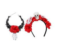Storage Bag Dias Des Los Muerto - Disfraz de Halloween para cosplay, disfraz del Día de los Muertos, accesorio de calavera de azúcar, diadema del Día de los Muertos, Senorita
