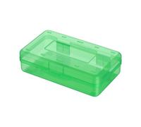 Storage Bag Estuche grande resistente al agua transparente para bolígrafos de alta capacidad, organizador de marcadores de colores, 20,5 x 12,1 x 5,9 cm, polipropileno transparente para artistas