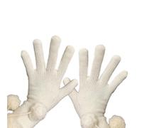 Storage Bag Guantes térmicos cálidos de moda gruesos y elegantes para clima frío, Navidad, invierno, ciclismo, esquí, escalada, punto, para mujeres, hombres, niños, guantes a granel