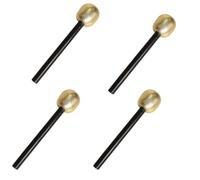 Storage Bag Juego de 4 micrófonos falsos brillantes para amantes de la música, banda de rock y karaoke, noche de cumpleaños, celebraciones, presentadores de espectáculos de juegos, juguete de